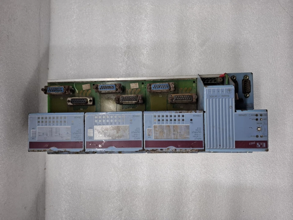 B&R RACK WITH CP430+DM438+DM438+DM438 PLC SET FOR PARTS